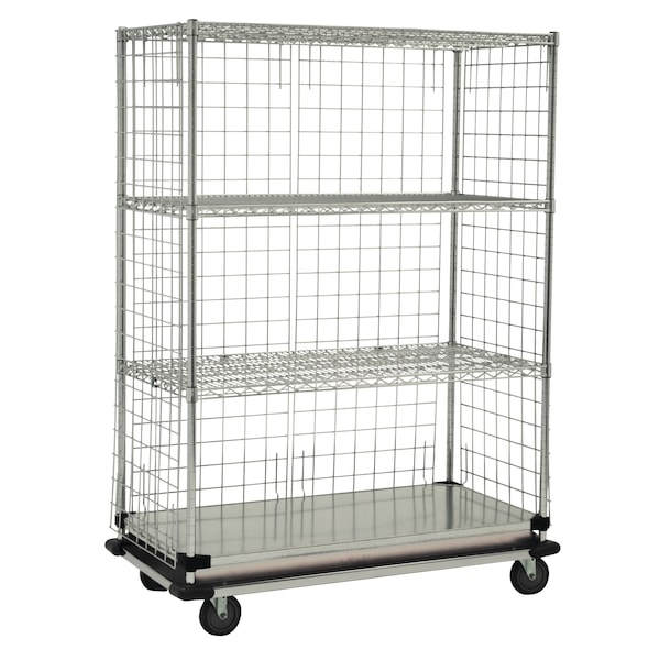 MED-SD Unit, w/Casters, 4-Shelf, 18x36x70